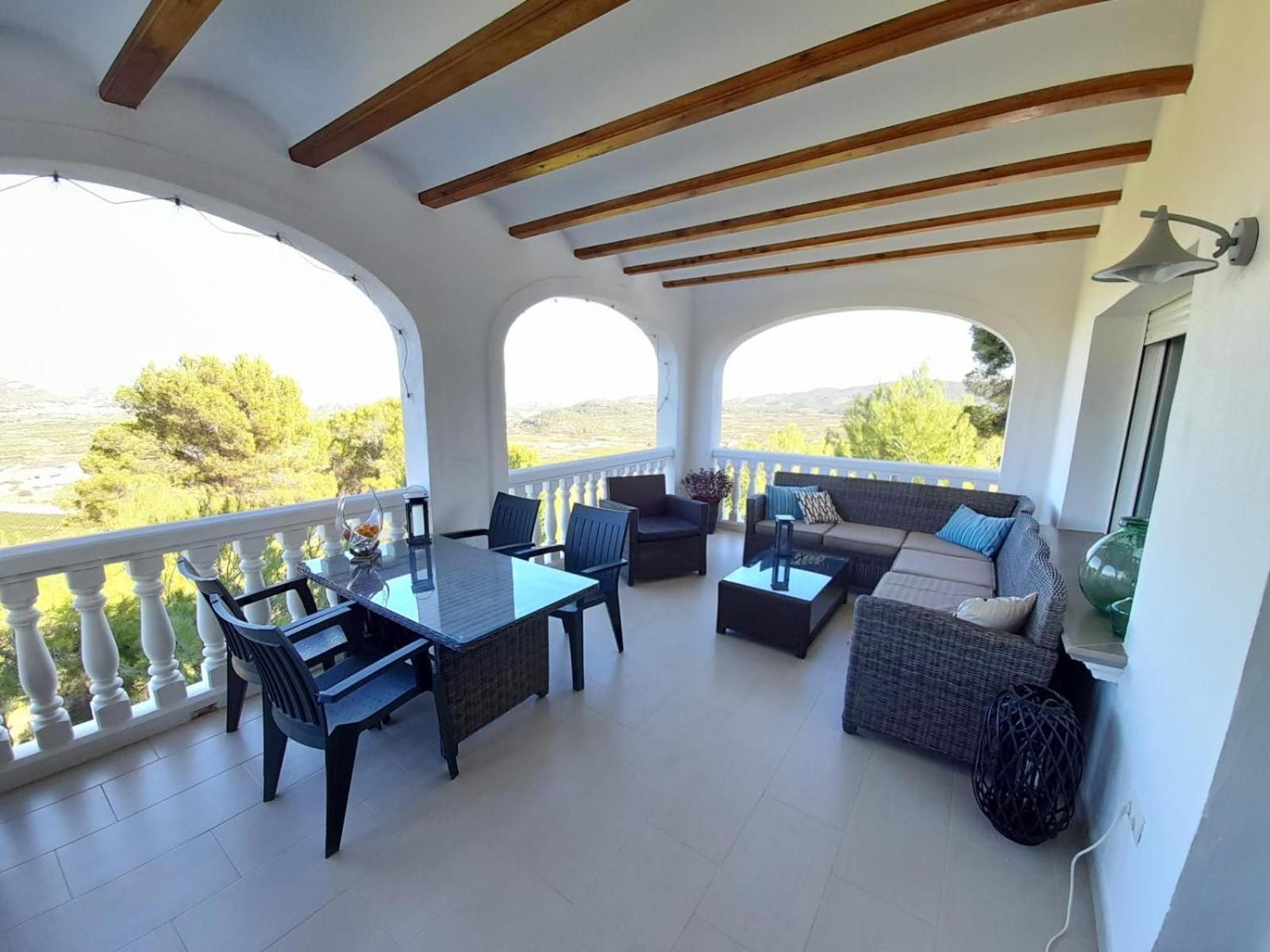 Villa"Kacper"Cerca De Gandia ,Con Vistas Al Mar Y Montanas ,Piscina 8-10 Personas Ador Exterior photo