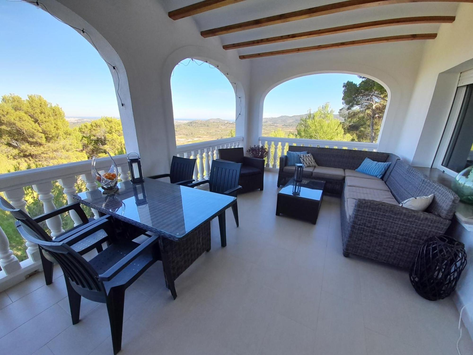 Villa"Kacper"Cerca De Gandia ,Con Vistas Al Mar Y Montanas ,Piscina 8-10 Personas Ador Exterior photo