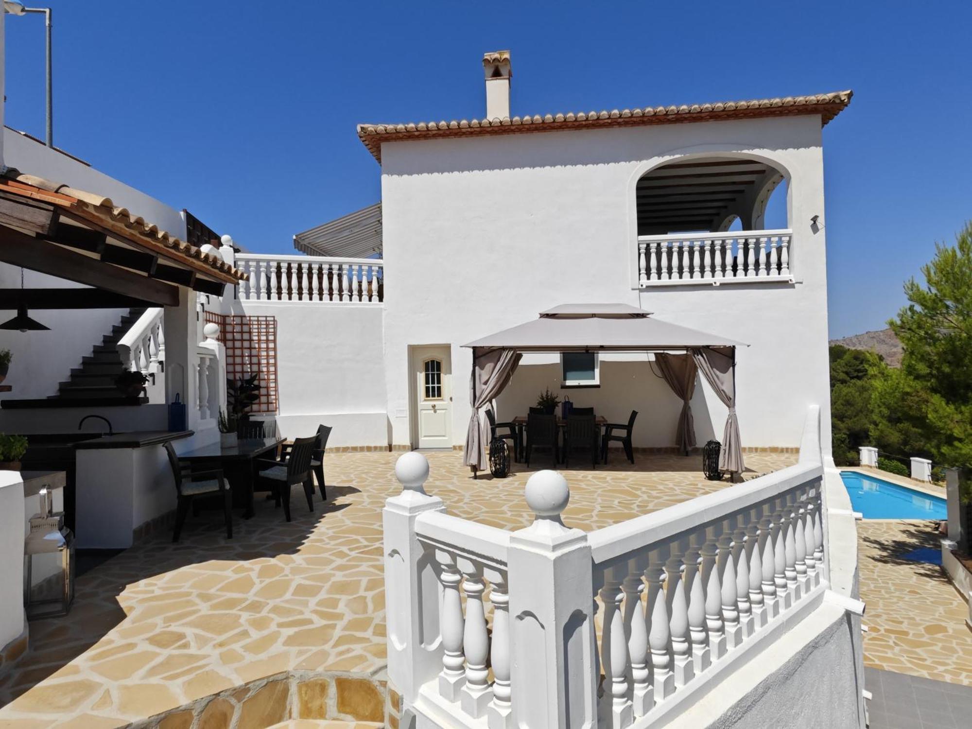 Villa"Kacper"Cerca De Gandia ,Con Vistas Al Mar Y Montanas ,Piscina 8-10 Personas Ador Exterior photo